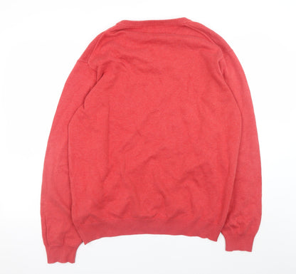 Mens UK Size XL Wolsey Red Pullover Jumper