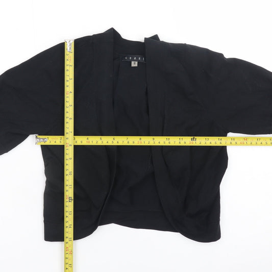 Womens UK Size 8 Coast Black Shrug Jumper