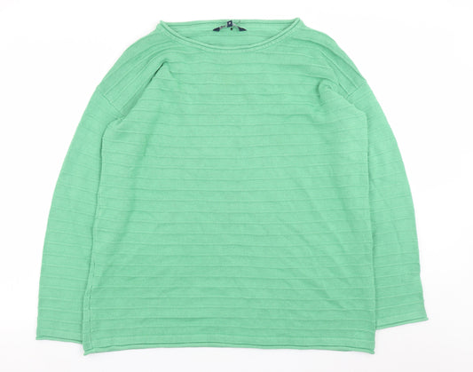 Womens UK Size 18 Crew Clothing Company Green Pullover Jumper