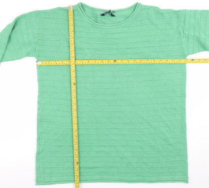Womens UK Size 18 Crew Clothing Company Green Pullover Jumper