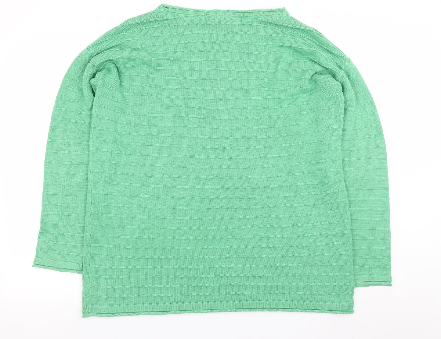 Womens UK Size 18 Crew Clothing Company Green Pullover Jumper
