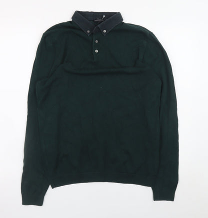 Mens UK Size M NEXT Cotton Blend Polo Shirt