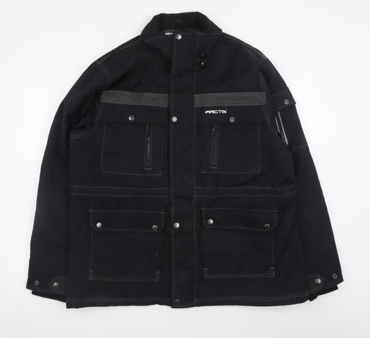 Arctix Men's Black Large Winter Parka Coat Waterproof Insulated