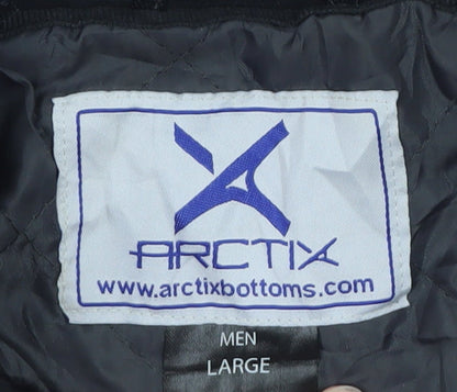Arctix Men's Black Large Winter Parka Coat Waterproof Insulated