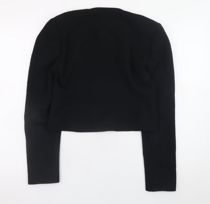 Diane von Furstenberg Womens Black Blazer Size 8 Work Jacket