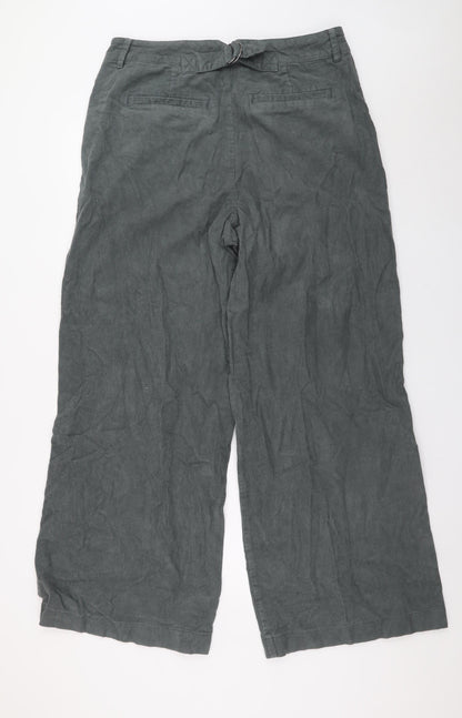 Unisex Adultss UK Size L White Stuff Relaxed Fit Casual Grey Trousers