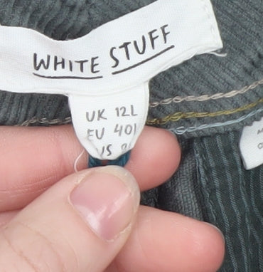 Unisex Adultss UK Size L White Stuff Relaxed Fit Casual Grey Trousers