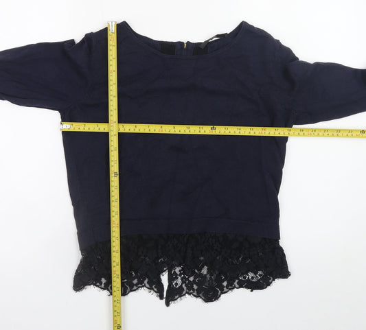 Womens UK Size S Coast Blue Pullover Jumper