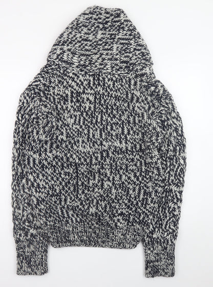 Mens UK Size L Zara Man Grey Pullover Jumper