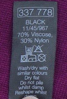 Womens UK Size L M&Co Black Cardigan Jumper