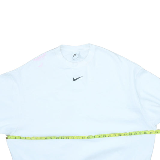 Mens UK Size S Nike White Pullover Sweatshirt