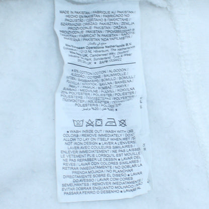 Mens UK Size S Nike White Pullover Sweatshirt