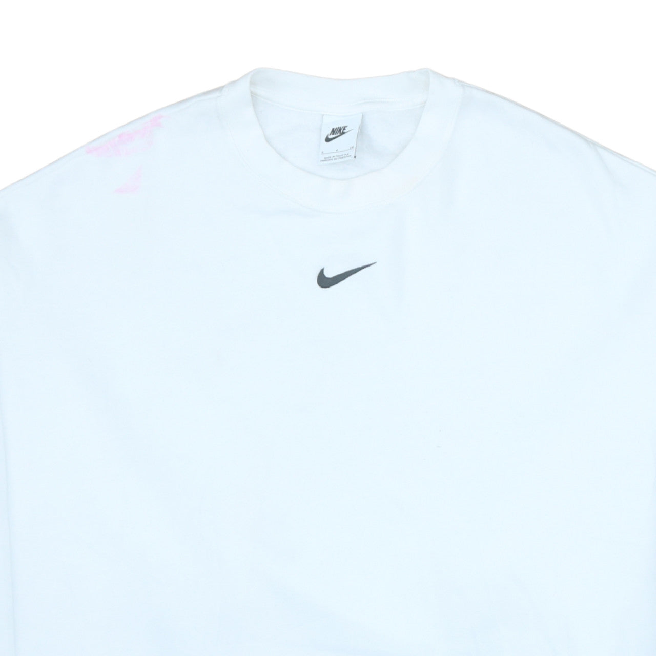 Mens UK Size S Nike White Pullover Sweatshirt