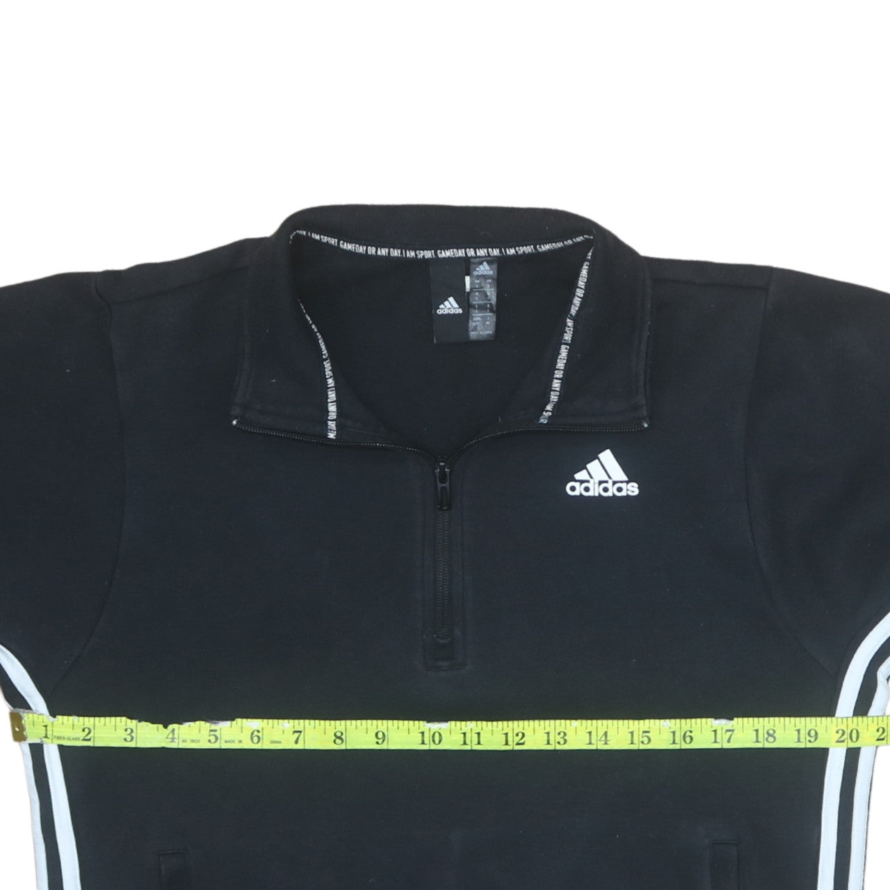 Mens UK Size L adidas Black Pullover Sweatshirt