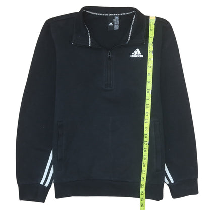 Mens UK Size L adidas Black Pullover Sweatshirt