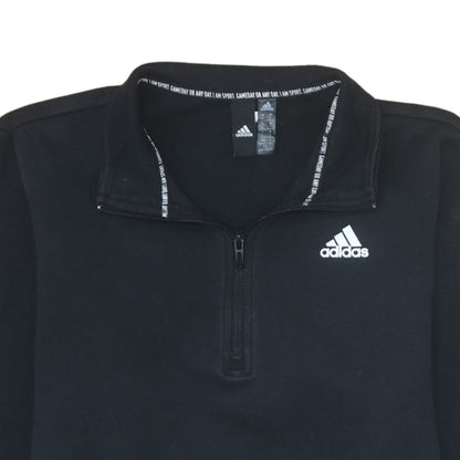 Mens UK Size L adidas Black Pullover Sweatshirt