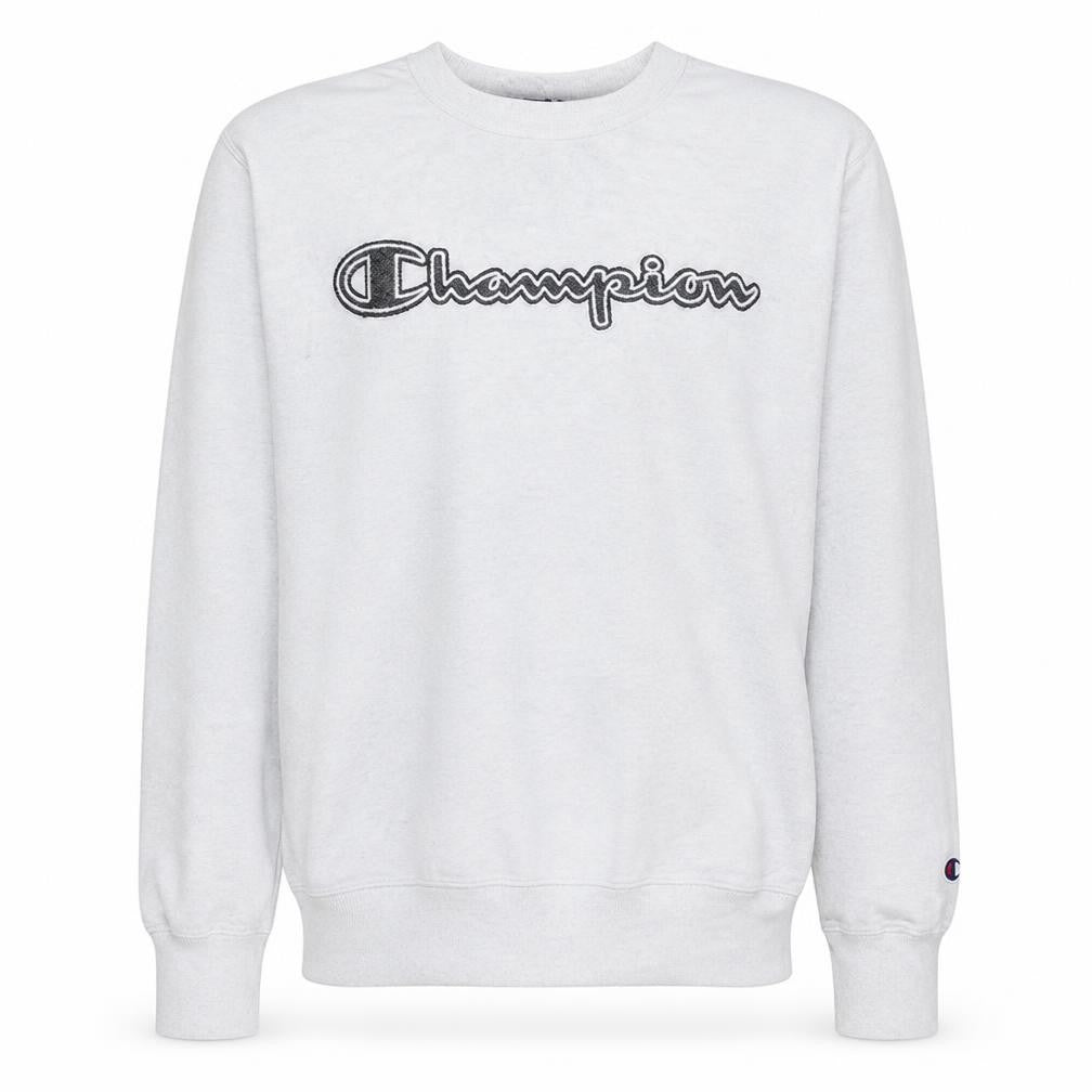 Mens UK Size M Champion White Pullover Sweatshirt