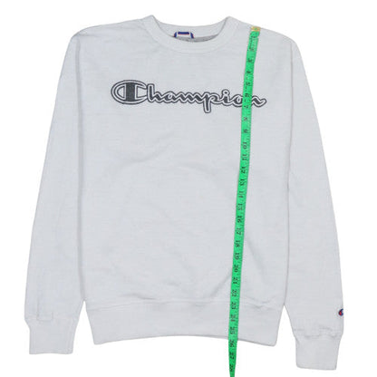 Mens UK Size M Champion White Pullover Sweatshirt