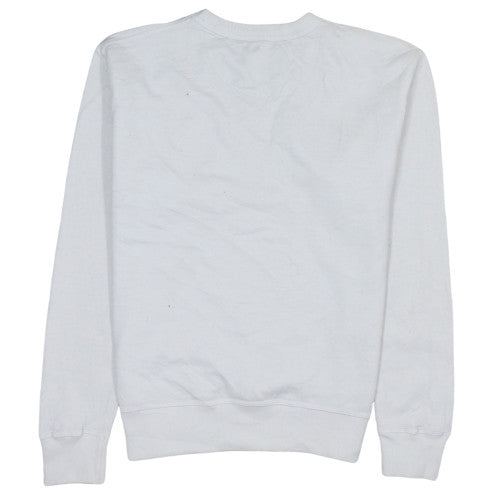 Mens UK Size M Champion White Pullover Sweatshirt