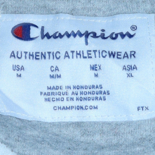 Mens UK Size M Champion White Pullover Sweatshirt