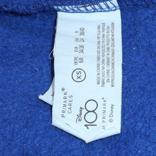 Womens UK Size XS Primark Blue Pullover Hoodie