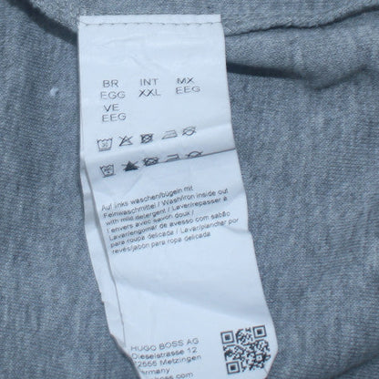 Mens UK Size 2XL HUGO BOSS Grey Pullover Sweatshirt