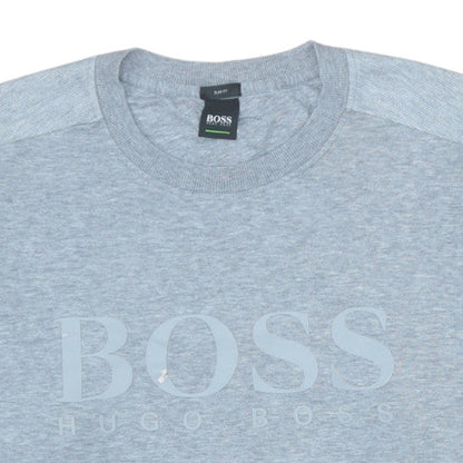 Mens UK Size 2XL HUGO BOSS Grey Pullover Sweatshirt