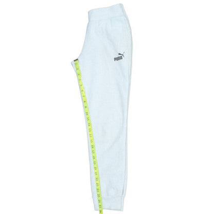 Womens UK Size XS PUMA Regular Fit Jogger White Trousers