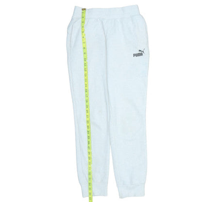 Womens UK Size XS PUMA Regular Fit Jogger White Trousers