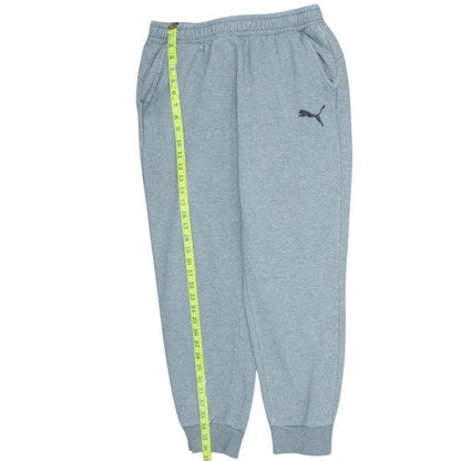 Puma Mens Grey Sweatpants L Jogger Elastic Waist Pockets Casual
