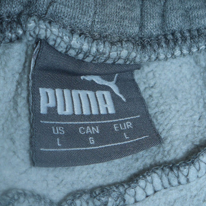 Puma Mens Grey Sweatpants L Jogger Elastic Waist Pockets Casual