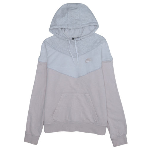 Womens UK Size M Nike Grey Pullover Hoodie
