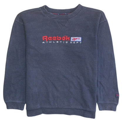 Mens UK Size M Reebok Blue Pullover Sweatshirt