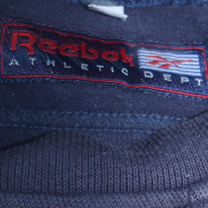 Mens UK Size M Reebok Blue Pullover Sweatshirt
