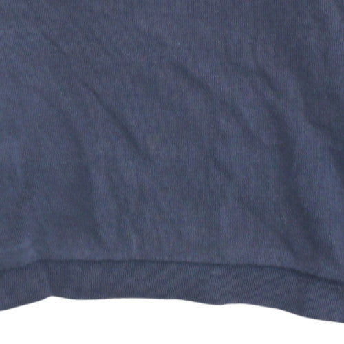 Mens UK Size M Reebok Blue Pullover Sweatshirt