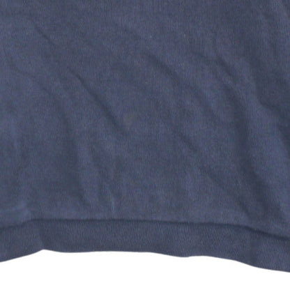 Mens UK Size M Reebok Blue Pullover Sweatshirt