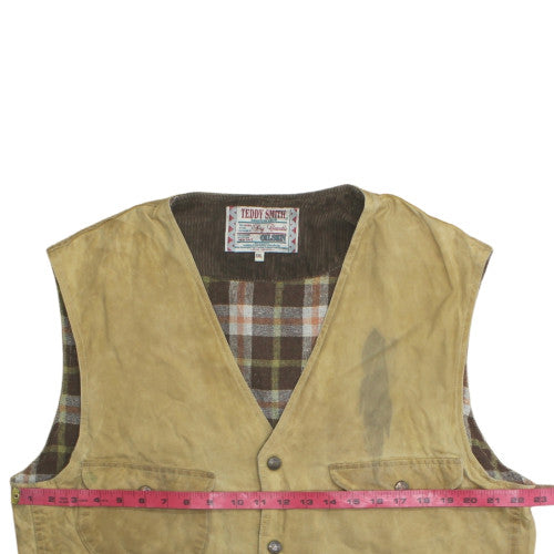 Mens UK Size XXL Teddy Smith Beige Bodywarmer