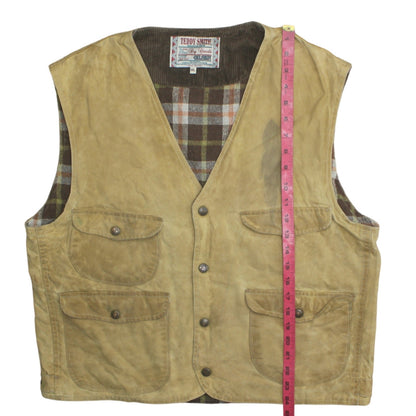 Mens UK Size XXL Teddy Smith Beige Bodywarmer