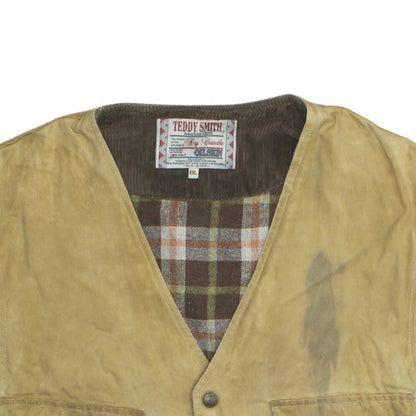 Mens UK Size XXL Teddy Smith Beige Bodywarmer