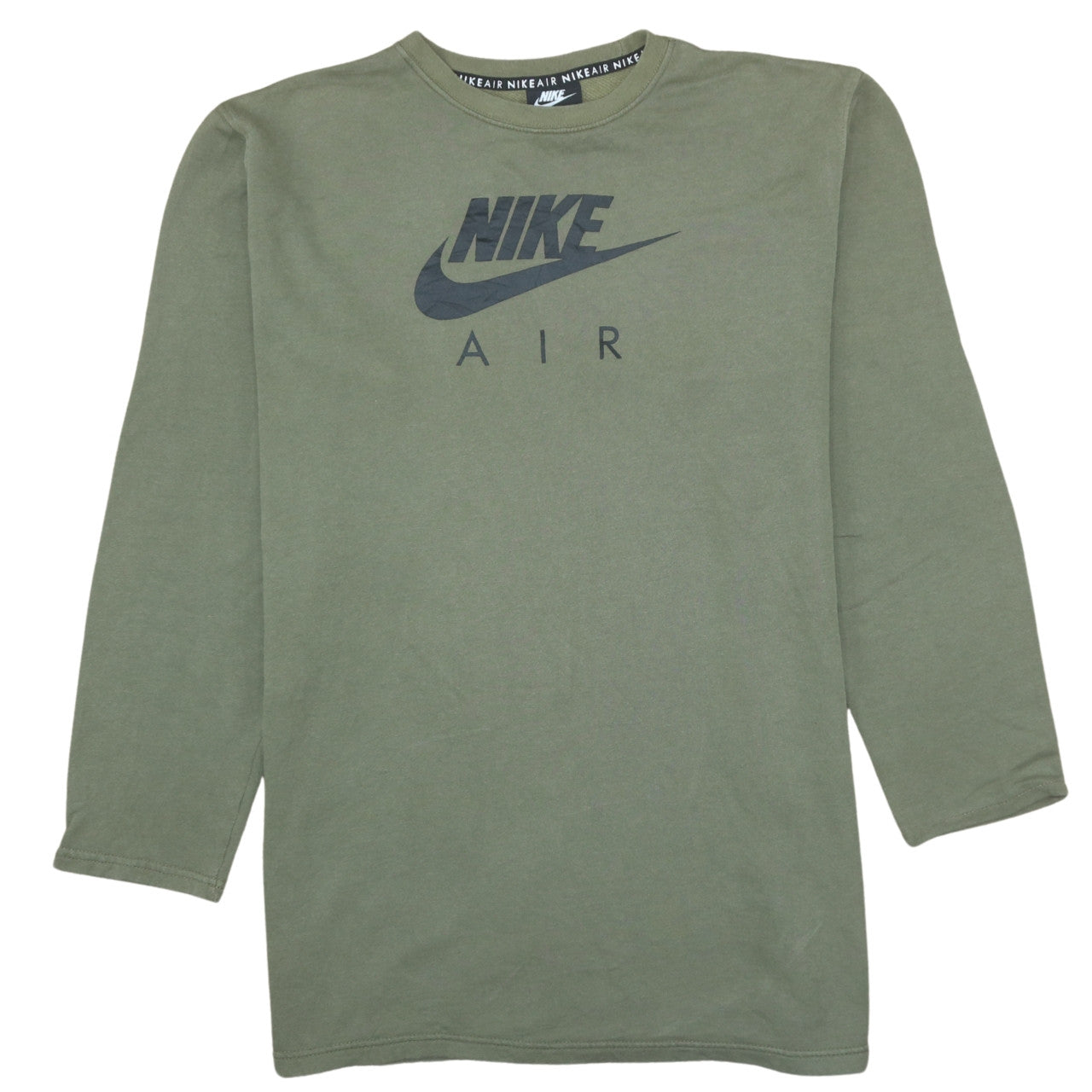 Mens UK Size M Nike Green Pullover Sweatshirt