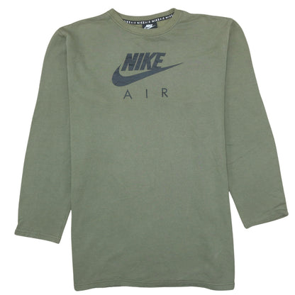 Mens UK Size M Nike Green Pullover Sweatshirt
