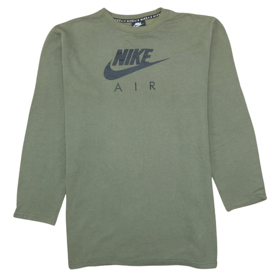 Mens UK Size M Nike Green Pullover Sweatshirt