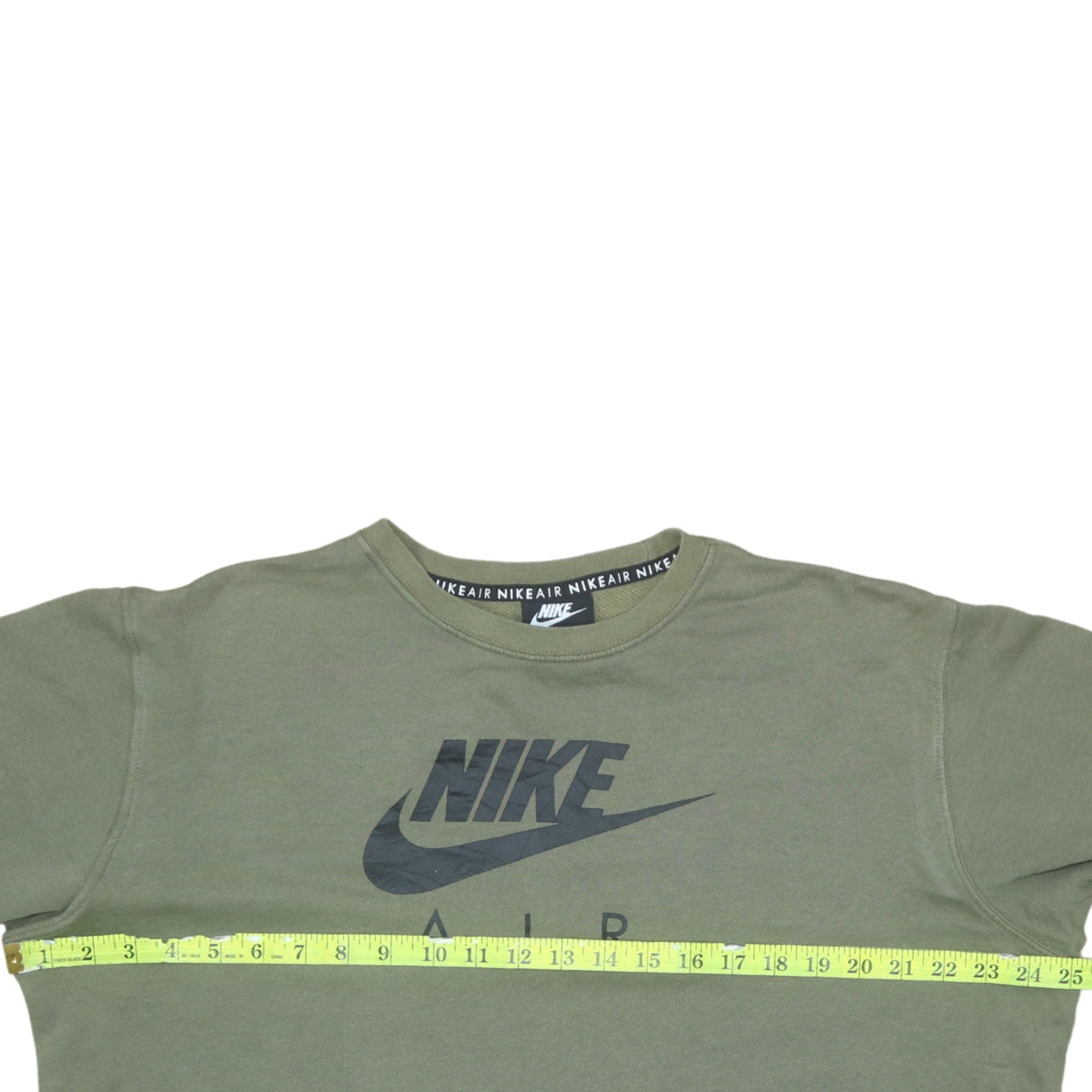 Mens UK Size M Nike Green Pullover Sweatshirt