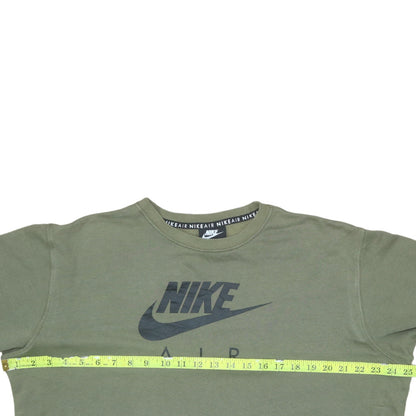 Mens UK Size M Nike Green Pullover Sweatshirt