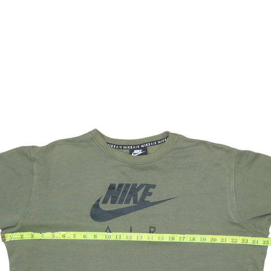 Mens UK Size M Nike Green Pullover Sweatshirt
