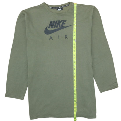 Mens UK Size M Nike Green Pullover Sweatshirt