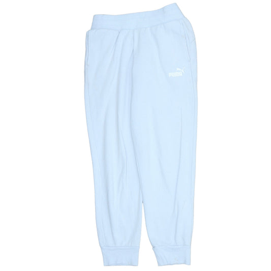 Womens UK Size S PUMA Regular Fit Jogger Blue Trousers