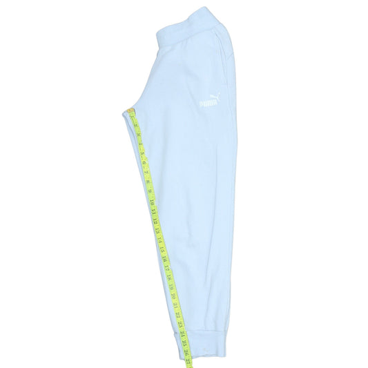 Womens UK Size S PUMA Regular Fit Jogger Blue Trousers