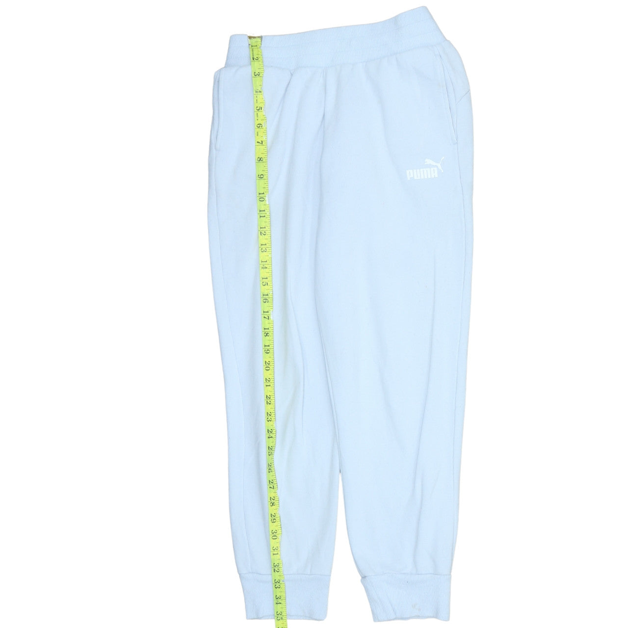 Womens UK Size S PUMA Regular Fit Jogger Blue Trousers