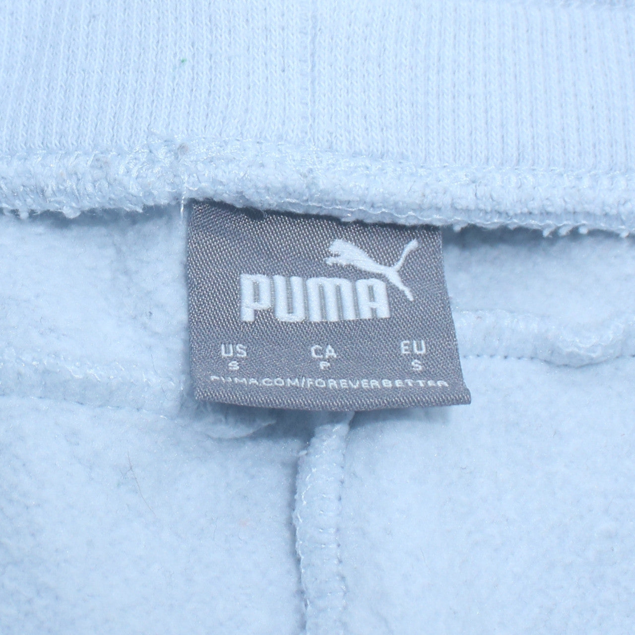 Womens UK Size S PUMA Regular Fit Jogger Blue Trousers